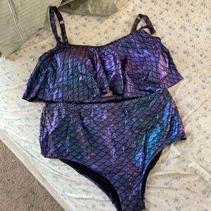 Mermaid bathing suit. Torrid. Great condition.